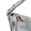 Bolsa Hobo Couro Python Azul - imagem 5