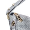 Bolsa Hobo Couro Python Azul - imagem 5