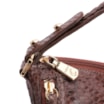 Bolsa Hobo Couro Python Marrom - imagem 5