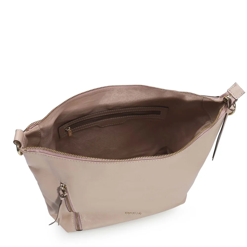 Bolsa Hobo Couro Rosado - imagem 4