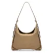 Bolsa Hobo Couro Verde/Couro Nobuck Verde - imagem 1