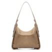 Bolsa Hobo Couro Verde/Couro Nobuck Verde - imagem 3