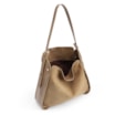 Bolsa Hobo Couro Verde/Couro Nobuck Verde - imagem 4