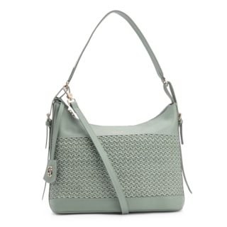 Couro Verde/Crochet Verde