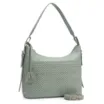 Bolsa Hobo Couro Verde/Crochet Verde - imagem 2