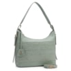 Bolsa Hobo Couro Verde/Crochet Verde - imagem 2