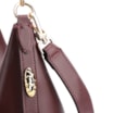 Bolsa Hobo Couro Vinho - imagem 6
