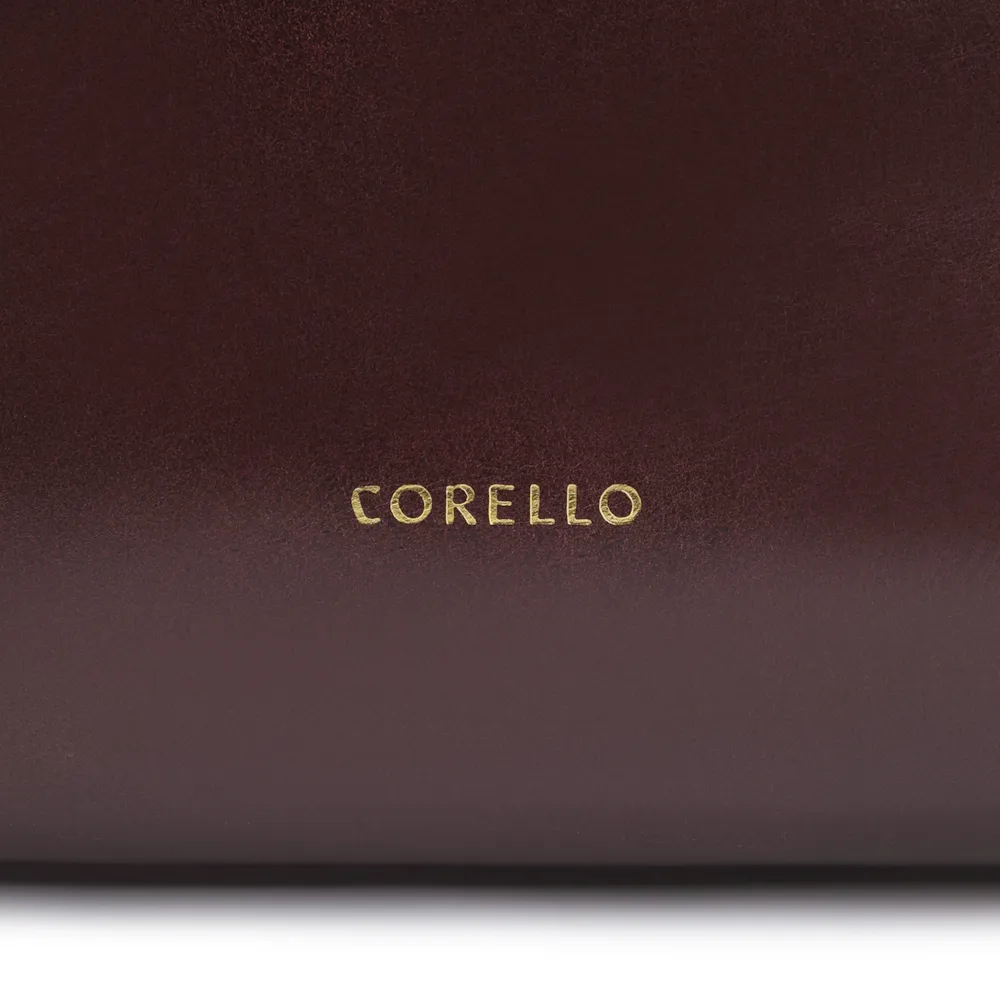 Bolsa Hobo Couro Vinho Escuro - imagem 6