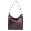 Bolsa Hobo Couro Vinho Escuro - imagem 3