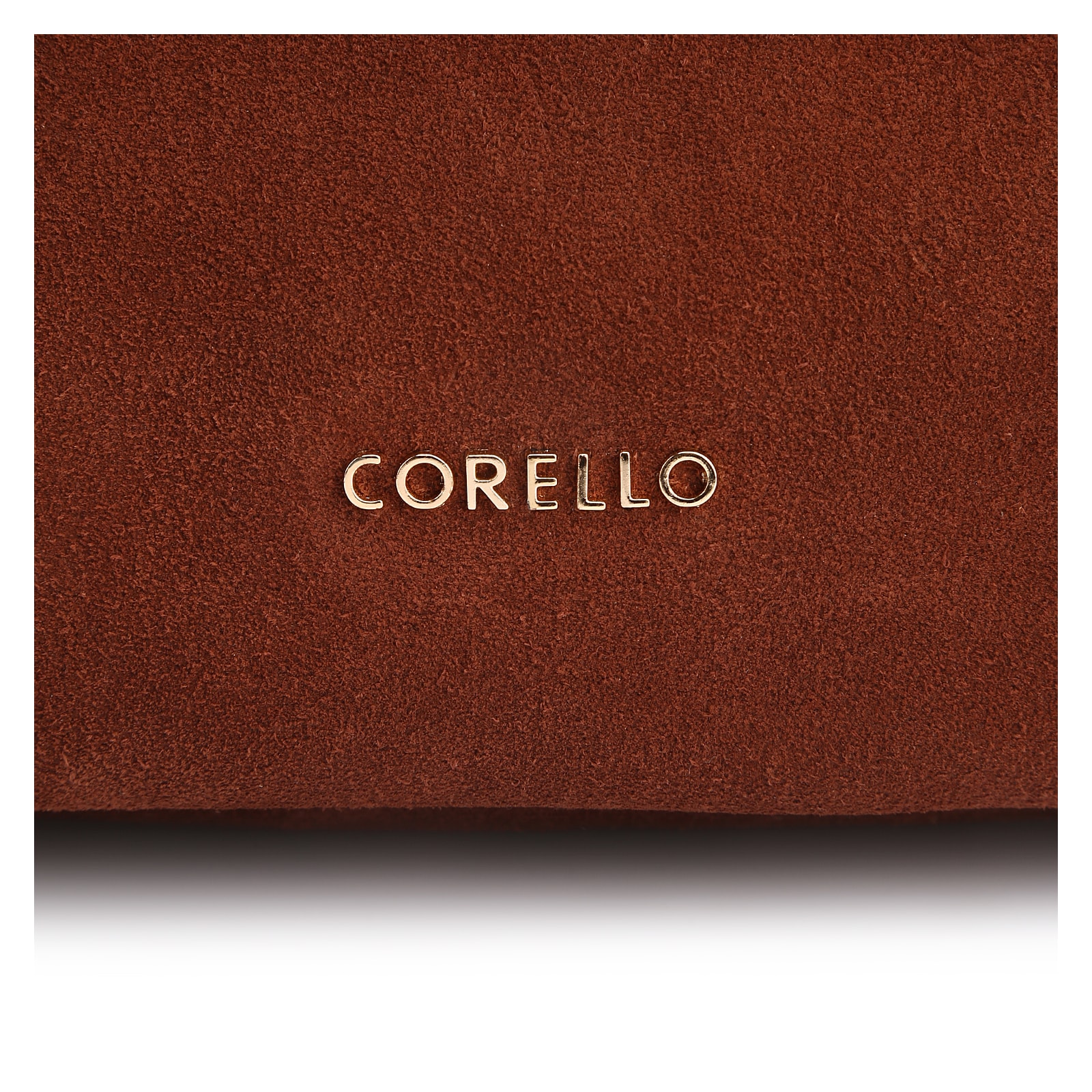 Bolsa Hobo Fivela Couro Camurça Marrom
