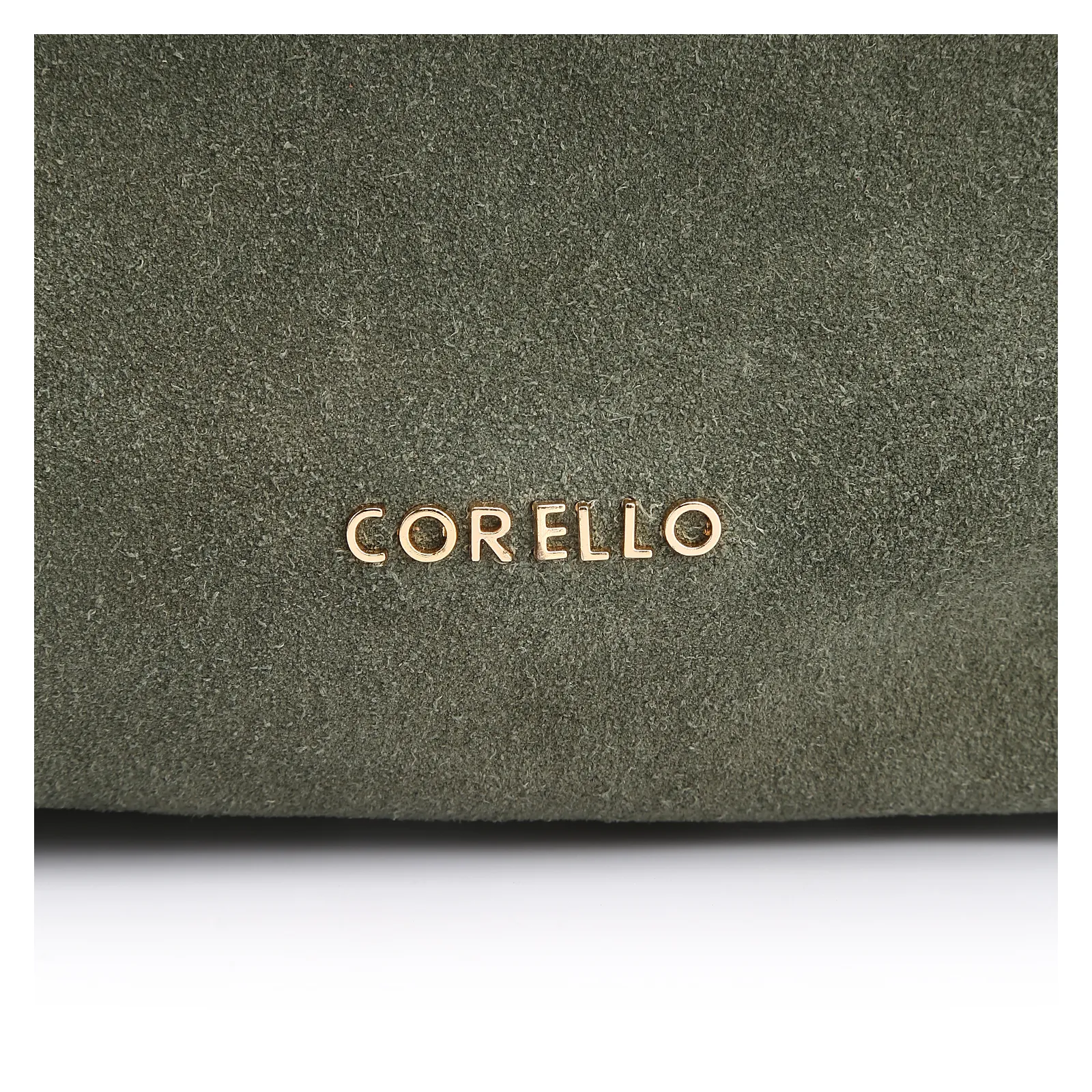 Bolsa Hobo Fivela Couro Camurça Verde