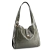 Bolsa Hobo Fivela Couro Croco Verde - imagem 3