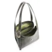 Bolsa Hobo Fivela Couro Croco Verde - imagem 5