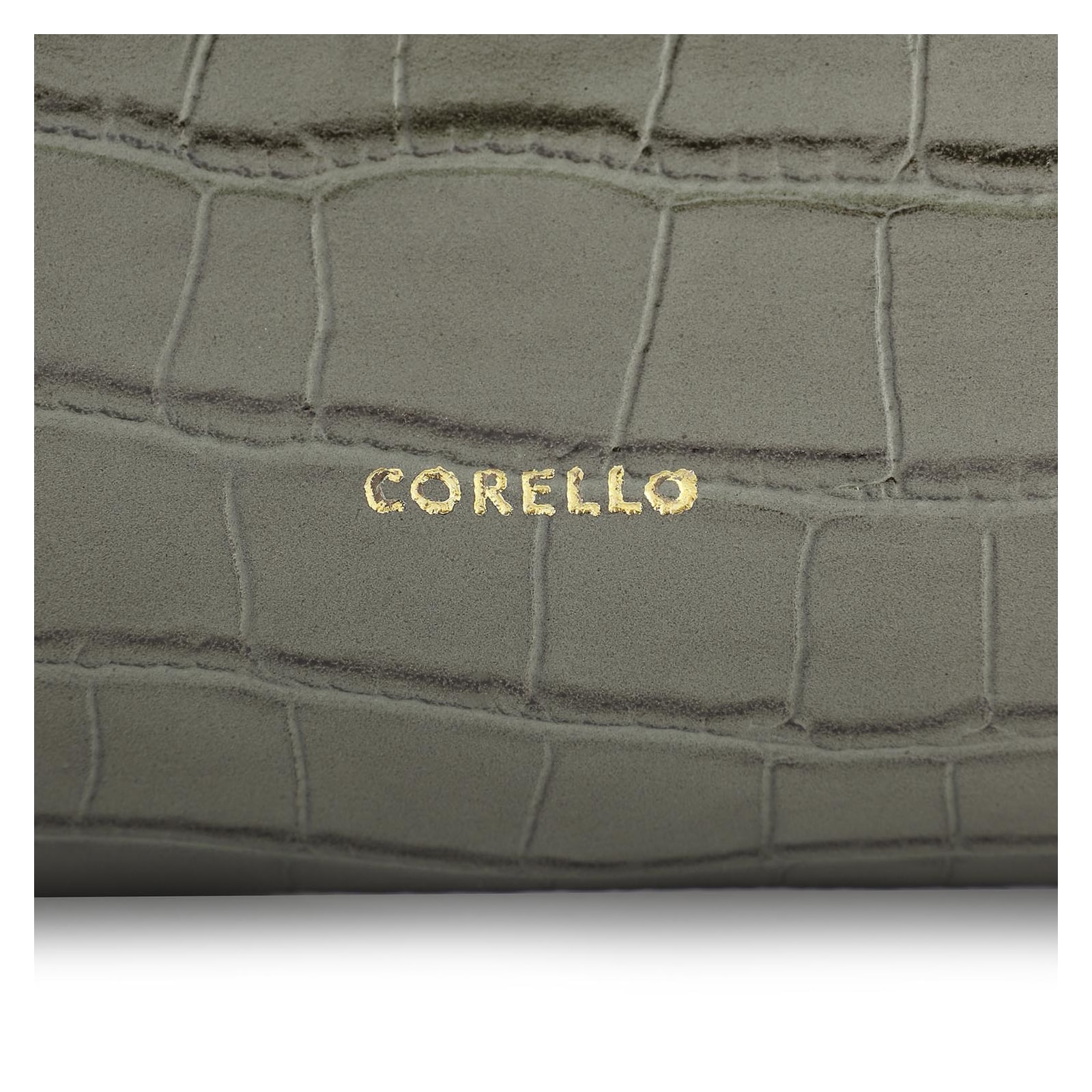 Bolsa Hobo Fivela Couro Croco Verde