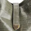 Bolsa Hobo Fivela Couro Croco Verde - imagem 8