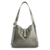 Bolsa Hobo Fivela Couro Croco Verde - imagem 1