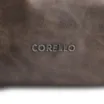 Bolsa Hobo Fivela Couro Estonado Marrom - imagem 6