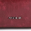 Bolsa Hobo Fivela Couro Estonado Vermelho - imagem 7