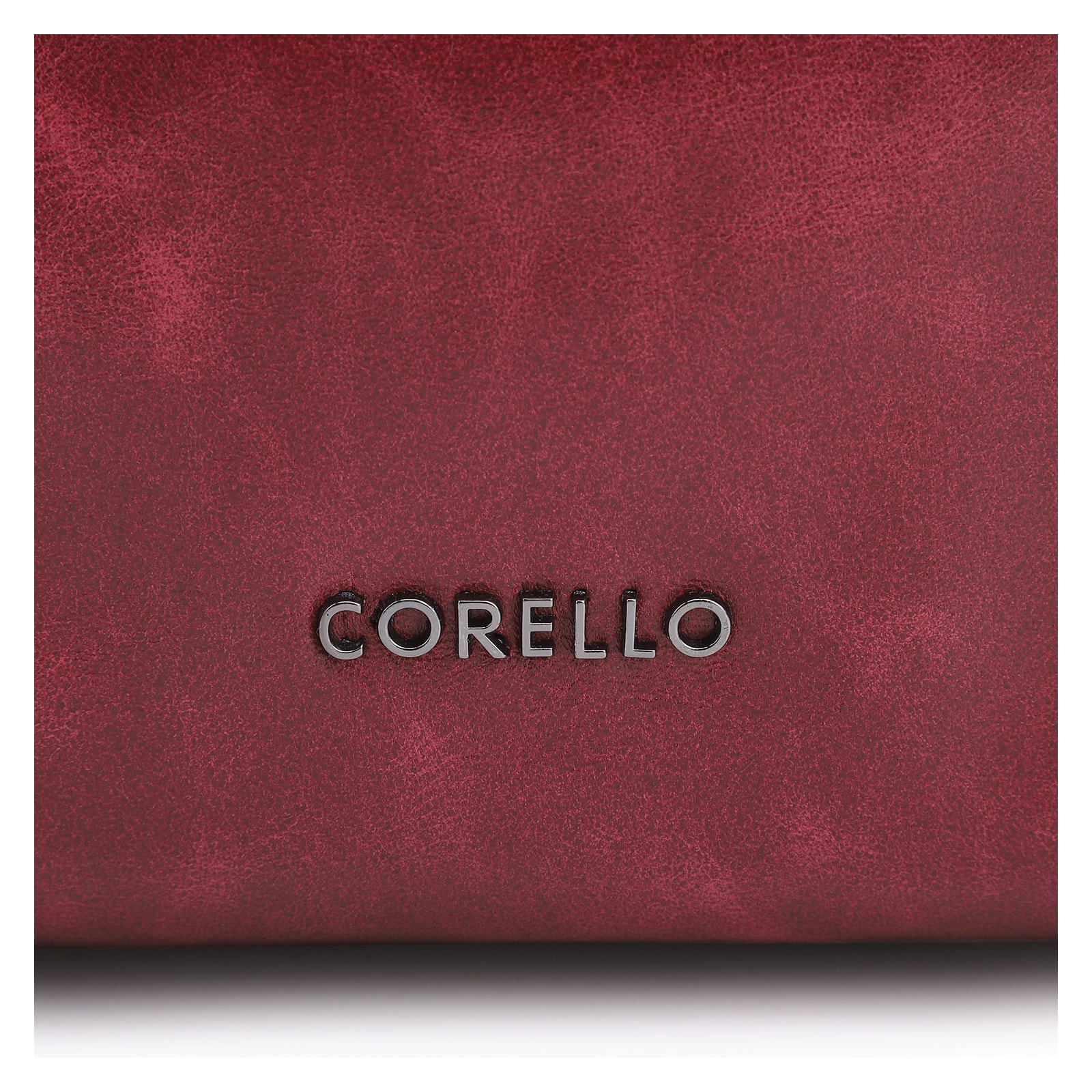Bolsa Hobo Fivela Couro Estonado Vermelho