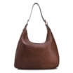Bolsa Hobo Fivelas Couro Antique Marrom - imagem 3