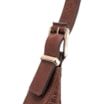 Bolsa Hobo Fivelas Couro Antique Marrom Fivelas - imagem 6