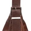 Bolsa Hobo Fivelas Couro Antique Marrom Fivelas - imagem 7