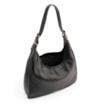 Bolsa Hobo Fivelas Couro Antique Preto - imagem 4
