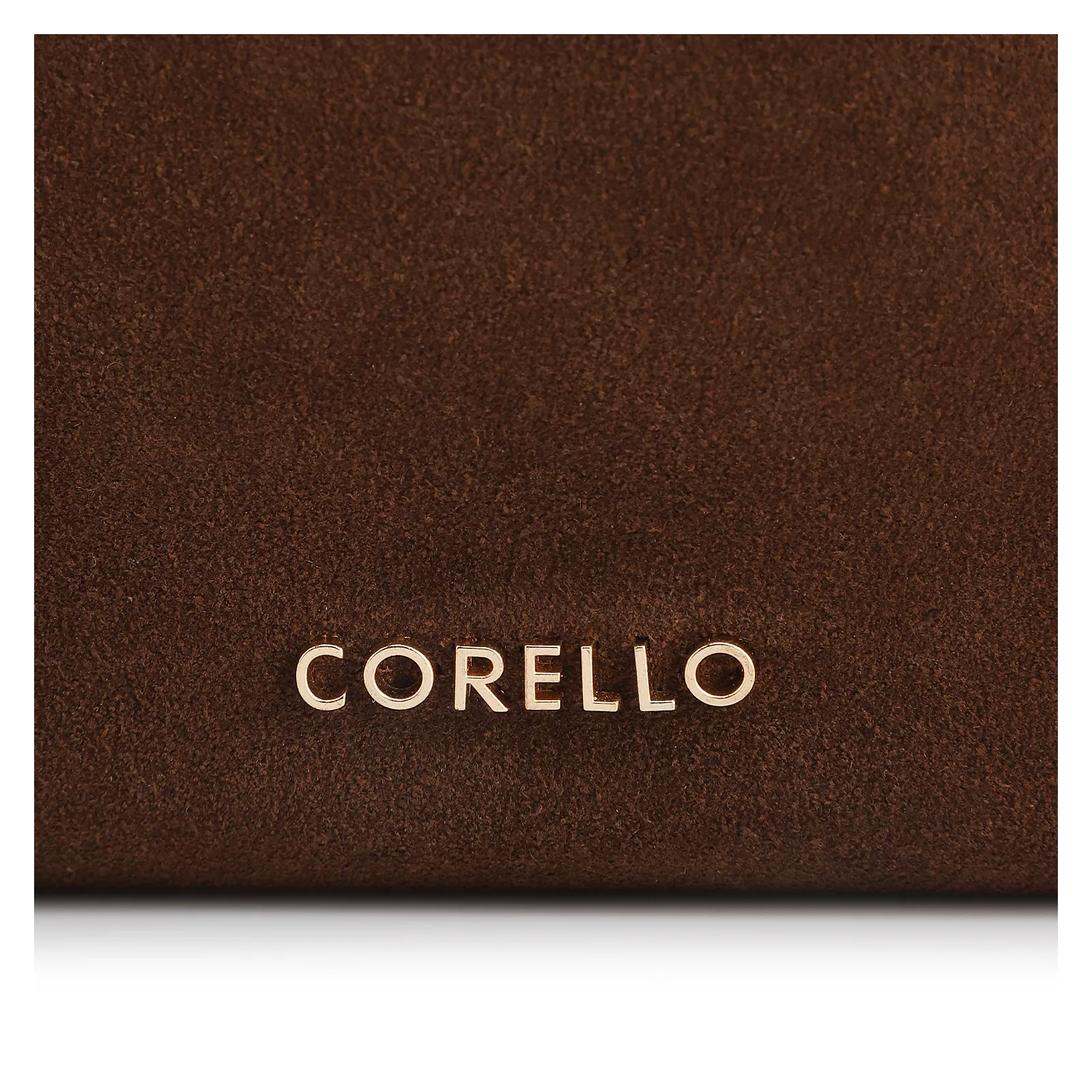 Bolsa Hobo Fivelas Couro Camurça Marrom