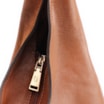 Bolsa Hobo Fivelas Couro Camurça Marrom Claro - imagem 6