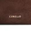 Bolsa Hobo Fivelas Couro Camurça Marrom Escuro - imagem 6