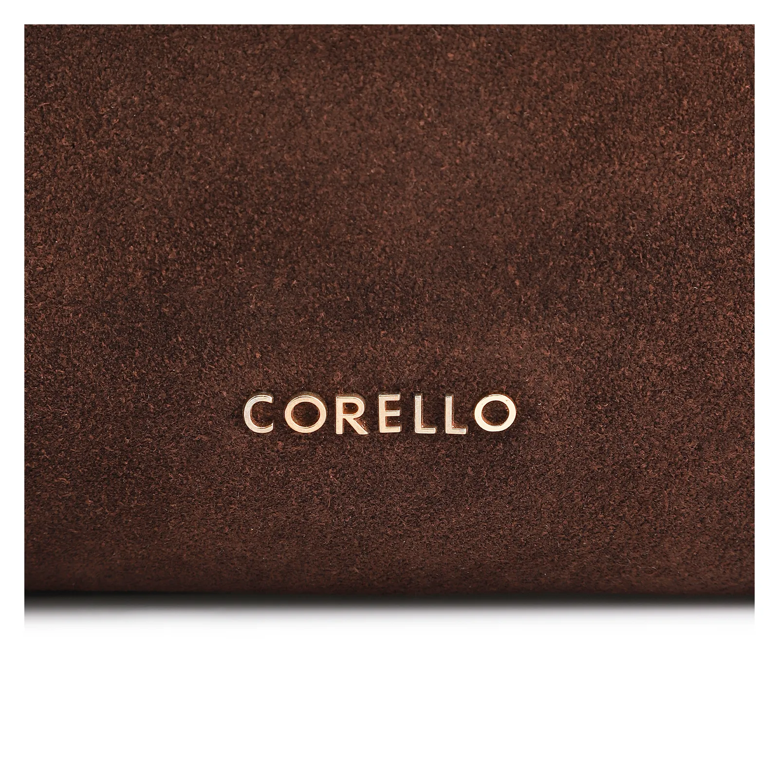 Bolsa Hobo Fivelas Couro Camurça Marrom Escuro