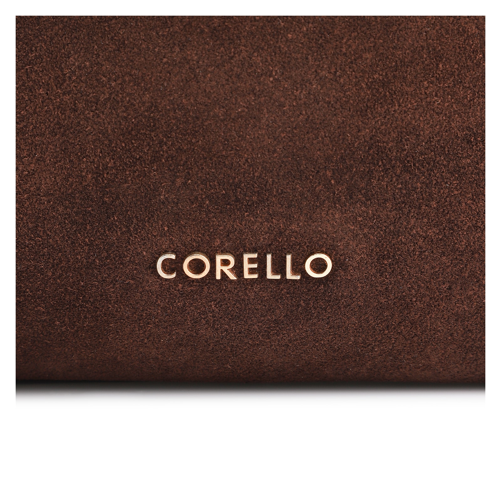 Bolsa Hobo Fivelas Couro Camurça Marrom Escuro