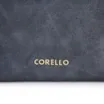 Bolsa Hobo Fivelas Couro Estonado Azul - imagem 6