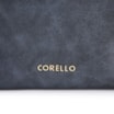 Bolsa Hobo Fivelas Couro Estonado Azul - imagem 6