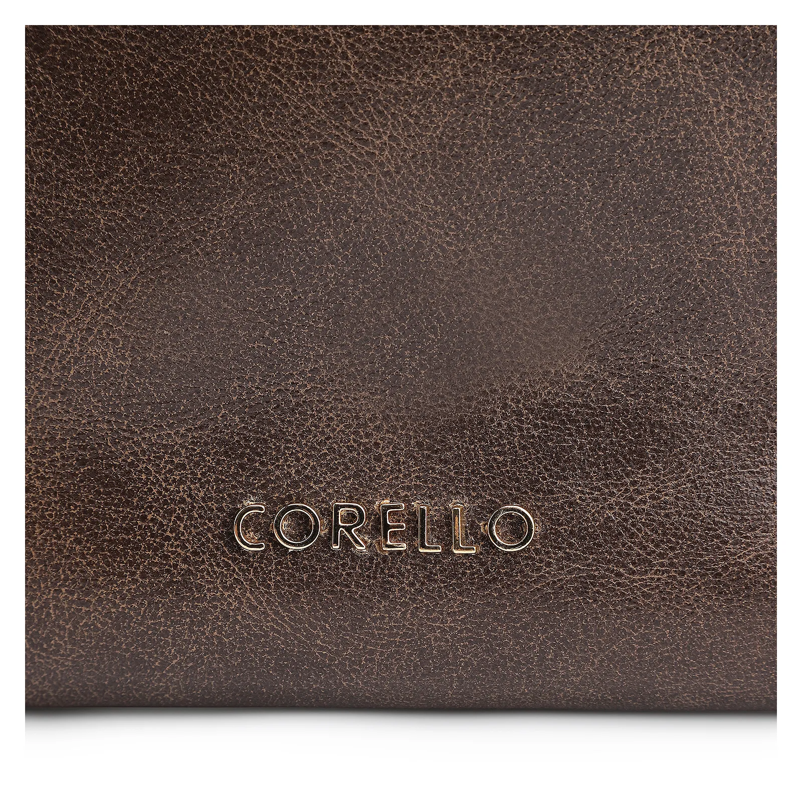 Bolsa Hobo Fivelas Couro Estonado Marrom