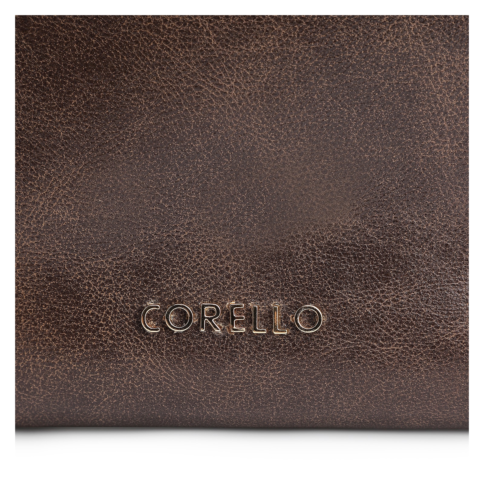 Bolsa Hobo Fivelas Couro Estonado Marrom