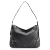 Bolsa Hobo Fivelas Couro Preto - imagem 1