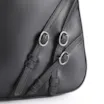 Bolsa Hobo Fivelas Couro Preto - imagem 5
