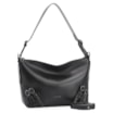 Bolsa Hobo Fivelas Couro Preto - imagem 3