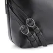 Bolsa Hobo Fivelas Couro Preto - imagem 6