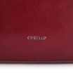 Bolsa Hobo Fivelas Couro Vermelho Cereja - imagem 5