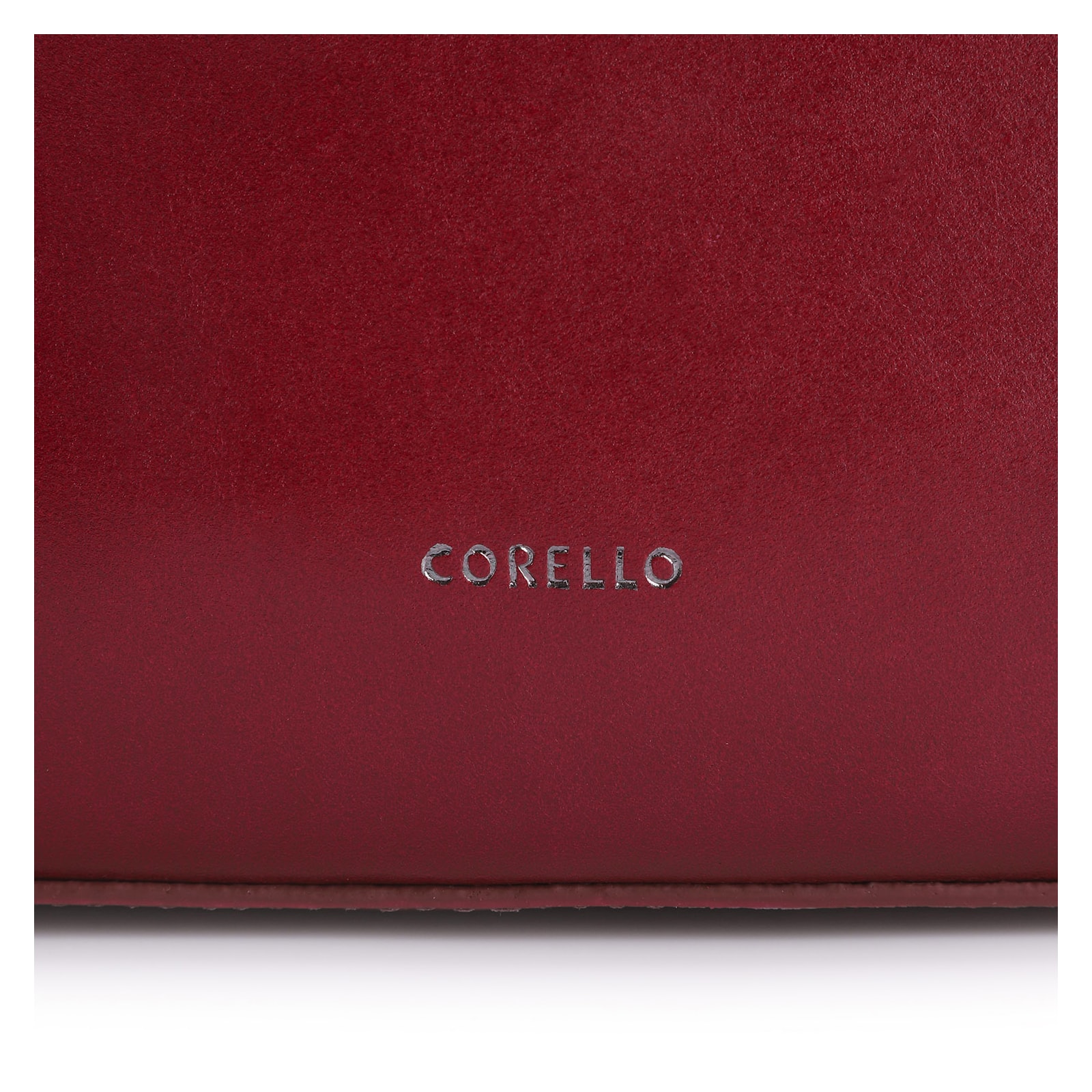 Bolsa Hobo Fivelas Couro Vermelho Cereja