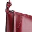 Bolsa Hobo Fivelas Couro Vermelho Cereja - imagem 6