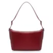 Bolsa Hobo Fivelas Couro Vermelho Cereja - imagem 3