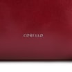 Bolsa Hobo Fivelas Couro Vermelho Cereja - imagem 6