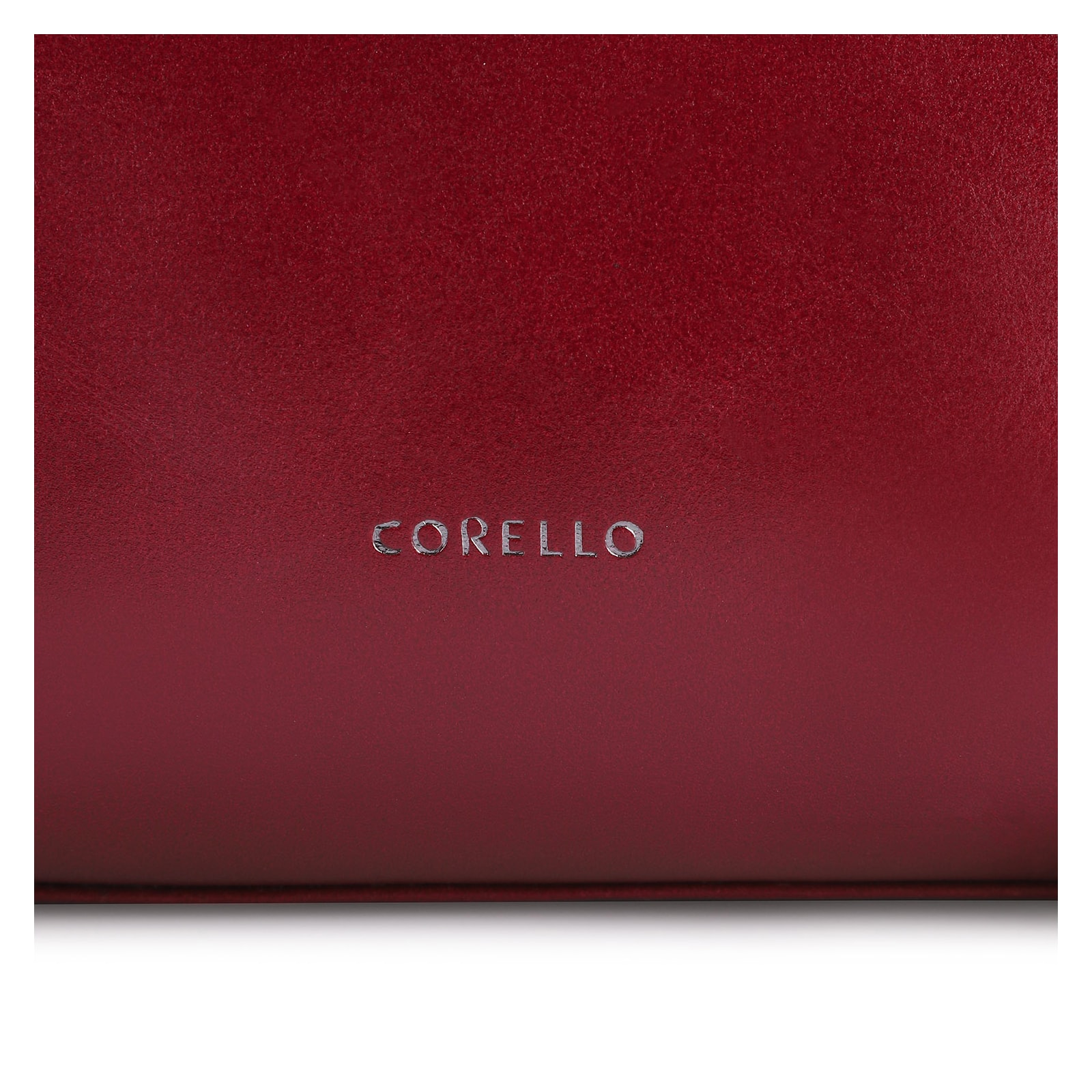 Bolsa Hobo Fivelas Couro Vermelho Cereja