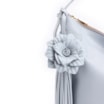 Bolsa Hobo Flor Couro Azul - imagem 7