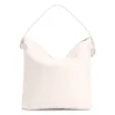 Bolsa Hobo Flor Couro Off White - imagem 4