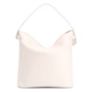 Bolsa Hobo Flor Couro Off White - imagem 4
