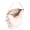 Bolsa Hobo Flor Couro Off White - imagem 5